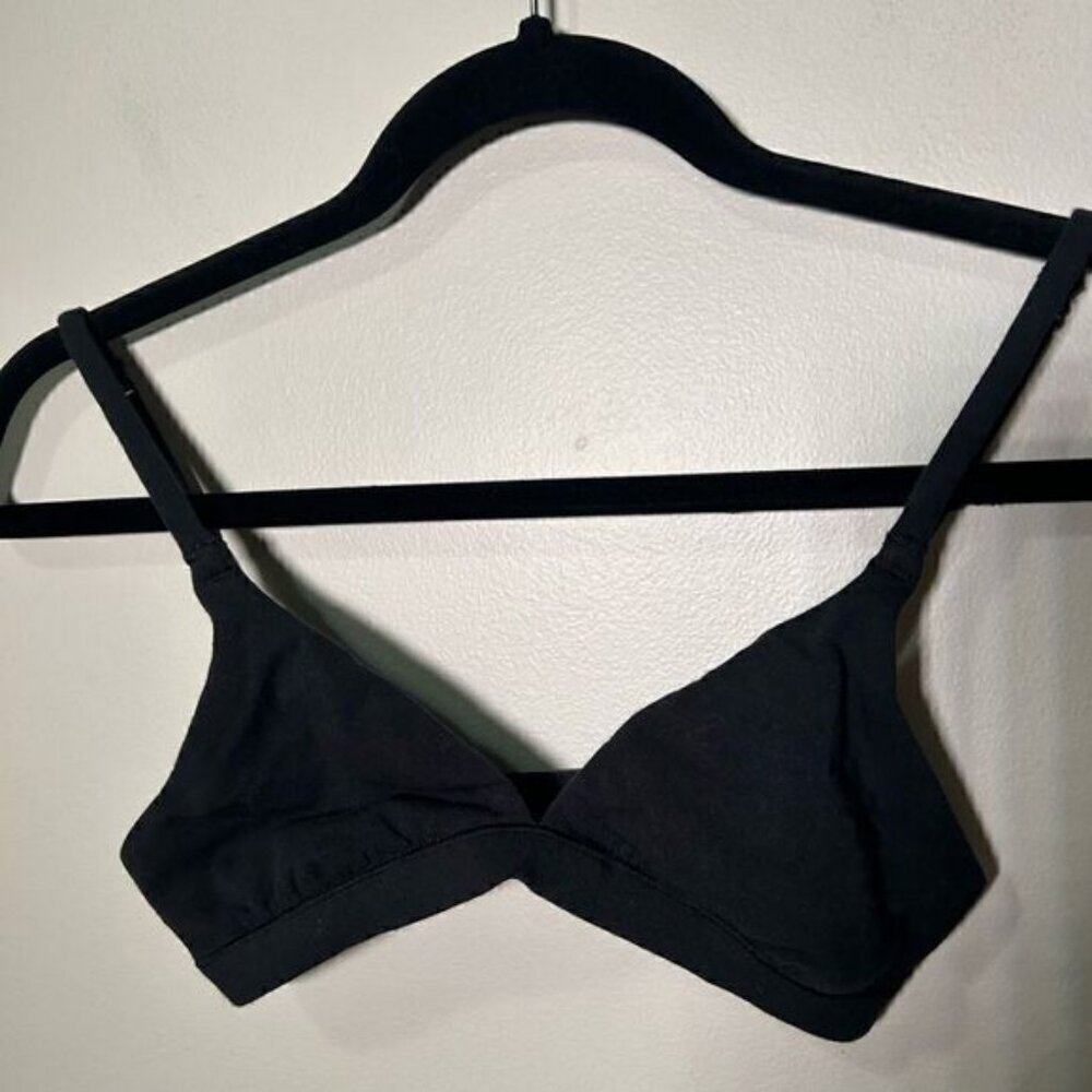 NWOT Skims COTTON JERSEY TRIANGLE BRALETTE XXS - Picture 3 of 5